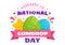 National Gumdrop Day Vector Illustration on February 15 with Delicious Candies Brightly Colored Dome Shaped in Flat Cartoon