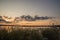 National Harbor near Washington, D.C., at Sunset