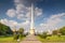 National Independence Monument in Maha Bandula Park, also Maha Bandula Garden, in downtown Yangon, Rangoon, Burma, Myanmar, Asia