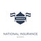 National insurance icon. Trendy flat vector National insurance i