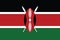 National Kenya flag, official colors and proportion correctly. National Kenya flag. Vector illustration. EPS10. Kenya flag vector