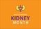 National kidney month design