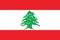 National Lebanon flag, official colors and proportion correctly. National Lebanon flag.