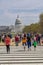 National Mall at springtime, Capitol Building visible in background, Washington DC