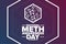 National Meth Awareness Day. November 30. Holiday concept. Template for background, banner, card, poster with text