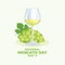 National Moscato Day vector illustration