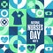 National Nurses Day. May 6. Holiday concept. Template for background, banner, card, poster with text inscription. Vector