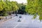 National Palace in Barcelona, Spain. A public palace on Mount Montjuic at the end of the esplanade-avenida of the queen Of Mary-