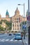 National Palace in Barcelona, Spain. A public palace on Mount Montjuic at the end of the esplanade-avenida of the queen Of Mary-