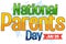 National Parents Day on 25th July