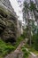 National Park of Adrspach - Teplice rocks. Rock Town. Czech Republic