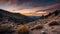 National Park Adventures Sunset over the Sierra Ridge