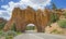 National Park entrance natural arc, United States