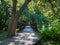 National Park Krka, Dlamatia, Croatia. Wooden footbridge