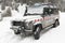 NATIONAL PARK RETEZAT, ROMANIA, 4 DECEMBER, 2019: Salvamont rescue car in the outdoors, Retezat Mountains, Romania.