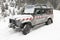 NATIONAL PARK RETEZAT, ROMANIA, 4 DECEMBER, 2019: Salvamont rescue car in the outdoors, Retezat Mountains, Romania.