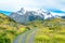 National park Torres del Paine mountains road landscape, Patagonia, Chile, South America
