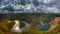 National Park Uvac, meanders of river Uvac - autumn picture, panorama from viewpoint called Molitva