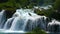 National Park Waterfalls Krka in Dalmatia Croatia
