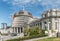 National Parliament and Beehive Government building in Wellington.