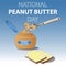 National Peanut Butter Day Sign and Badge