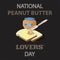 National Peanut Butter Lovers Day Sign and Badge