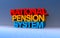 national pension system on blue