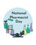 National Pharmacist Day, vertical poster for a medical event, an important date