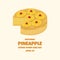 National Pineapple Upside-Down Cake Day vector