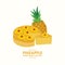 National Pineapple Upside Down Cake Day vector