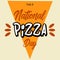 National Pizza day Sign and Vector Badge