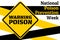 National Poison Prevention Week concept. Template for background, banner, card, poster with text inscription. Vector