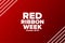 National Red Ribbon Week. October 23-31. Holiday concept. Template for background, banner, card, poster with text