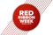 National Red Ribbon Week. October 23-31. Holiday concept. Template for background, banner, card, poster with text