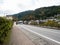 National route 19 running through Kiso-Fukushima, a historic small town in Kiso