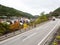 National route 19 running through Kiso-Fukushima, a historic small town in Kiso