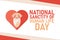 National Sanctity of Human Life Day background