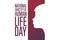 National Sanctity of Human Life Day. Holiday concept. Template for background, banner, card, poster with text