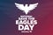 National Save the Eagles Day. January 10. Holiday concept. Template for background, banner, card, poster with text