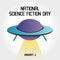 National Science Fiction Day Vector Illustration