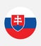 National Slovakia flag, official colors and proportion correctly. National Slovakia flag. Vector illustration. EPS10. Slovakia fla