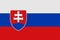 National symbol of Slovakia flag