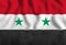 National Syria flag, Arab Republic of Syria flag illustration.