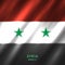 National Syria flag background