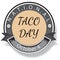 National Taco Day Sign and Badge