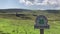 National Trust Upper Wharfedale Sign with stunning Yorkshire Dales background