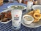 National Turkish Yeni Raki and appetiser on table in Istanbul, Turkey