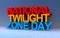 national twilight zone day on blue