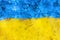 The national Ukrainian flag is superimposed on a background of blue and yellow colors. Ukraine`s Independence Day