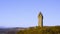 The National Wallace Monument is a tower standing on the shoulder of the Abbey Craig, a hilltop overlooking Stirling in Scotland